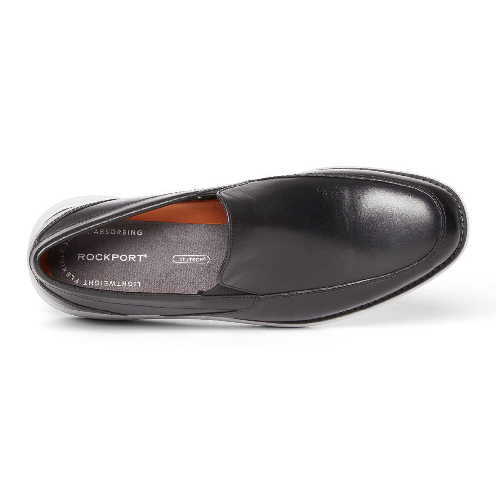 Mocassins Rockport Homem Pretas - Garett Venetian - 60375QNEM